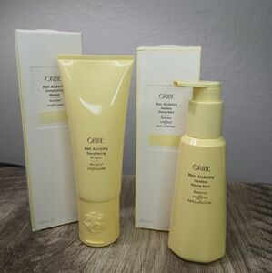 Oribe Hair Alchemy Heatless Styling Balm And Strengthening Masque Both 5 Oz-NEW
